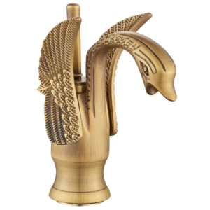 Antique Bronze Brass Bathroom Faucet – Single Handle Basin Sink Mixer Tap